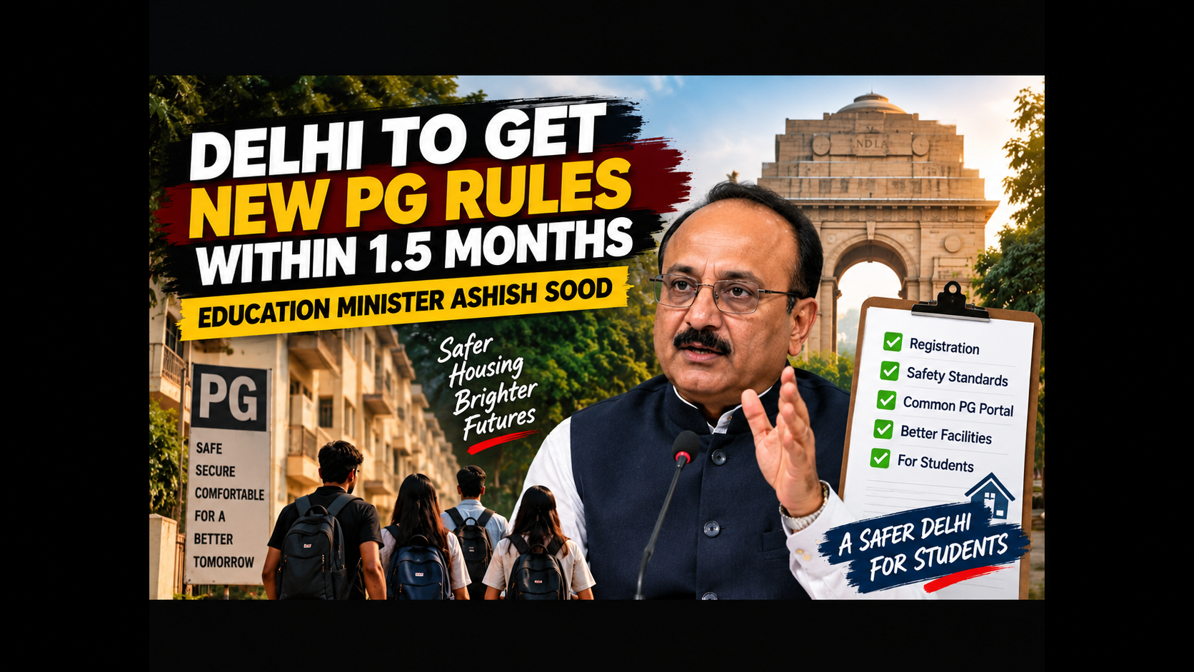 Delhi to Get New PG Rules and Safety Standards Within 1.5 Months: Education Minister Ashish Sood