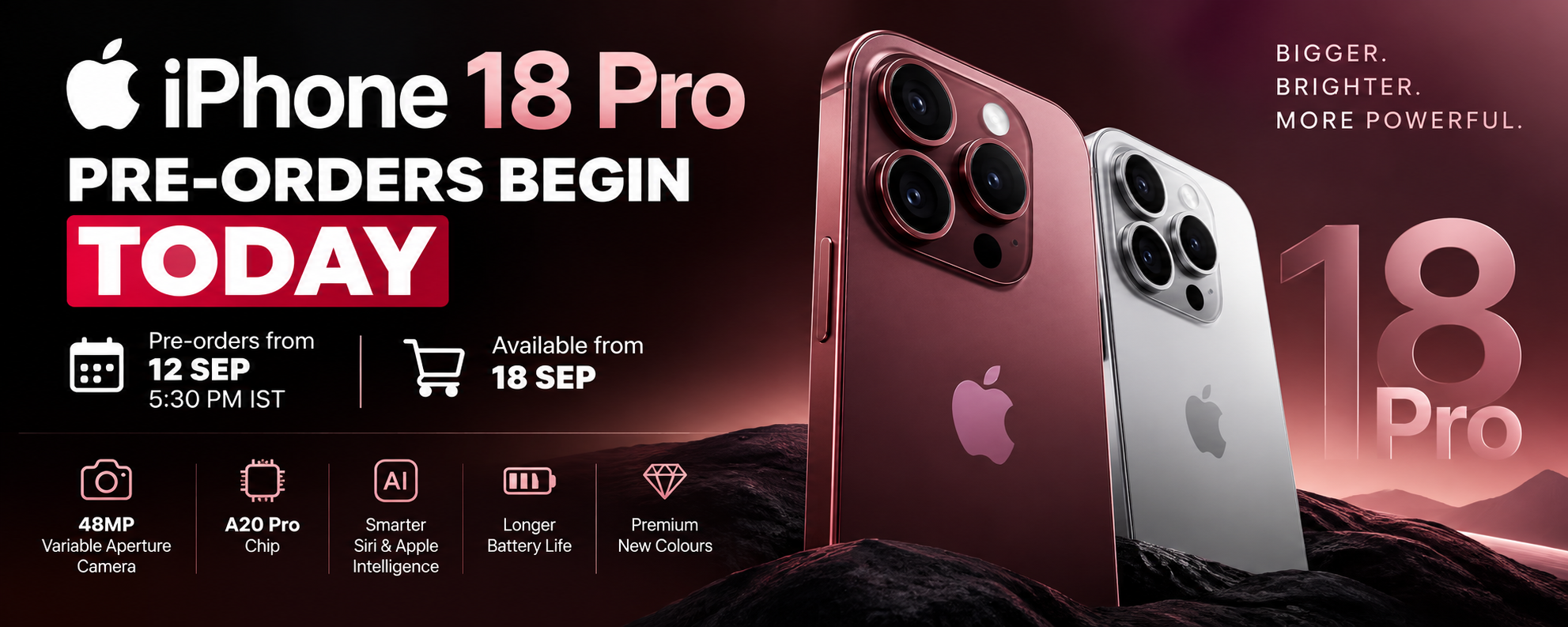 iPhone 18 Pro Pre-Orders Begin in India Today at 5:30 PM: Price, Features, Camera, Storage and Sale Date