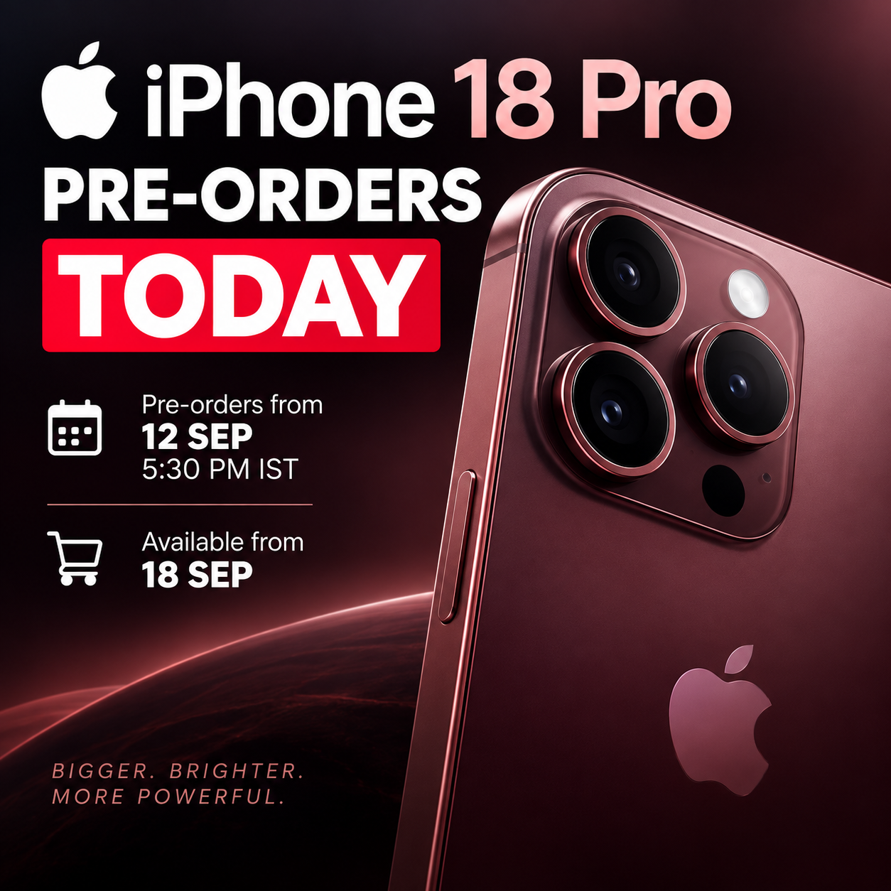 iPhone 18 Pro Pre-Orders Begin in India Today at 5:30 PM: Price, Features, Camera, Storage and Sale Date